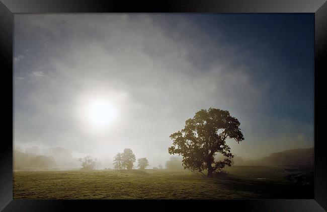 Early Morning Mist Framed Print by Mike Gorton