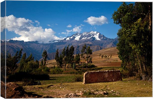 Sacred Valley Canvas Print by Gail Johnson