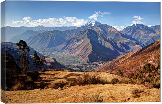 Sacred Valley Canvas Print by Gail Johnson