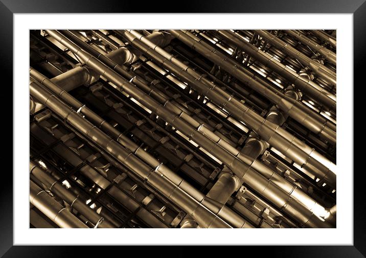 Lloyd's Building London Framed Mounted Print by David Pyatt