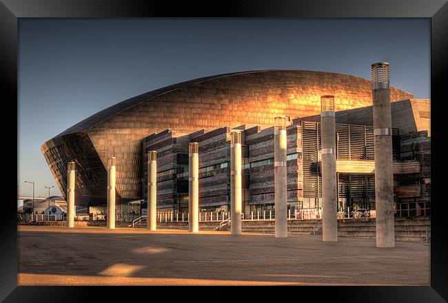 Wales Millenium Centre Framed Print by Steve Purnell
