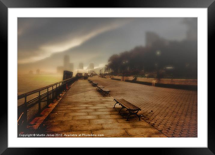 Manhattan Mist Framed Mounted Print by K7 Photography