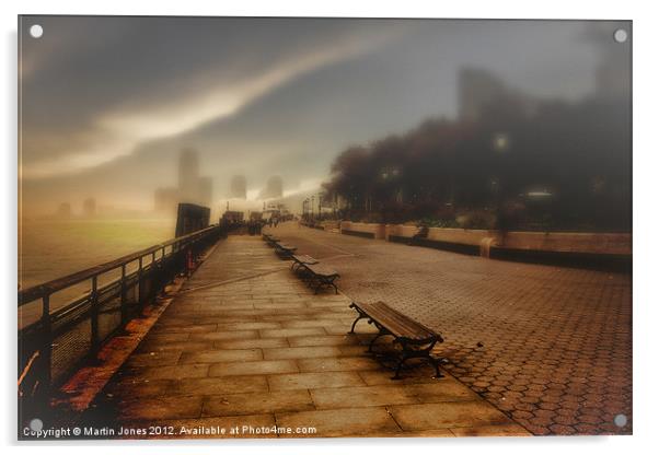 Manhattan Mist Acrylic by K7 Photography