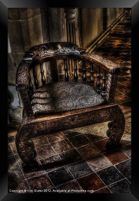 The Old Chair Framed Print by Kim Slater