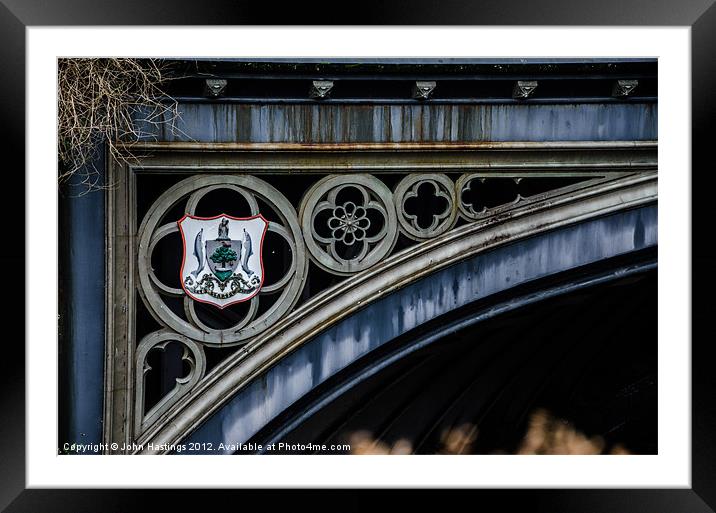 Kelvin Bridge Glasgow Framed Mounted Print by John Hastings