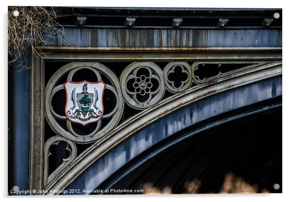 Kelvin Bridge Glasgow Acrylic by John Hastings