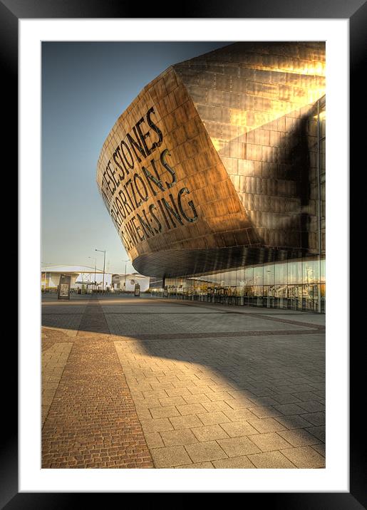 Wales Millenium Centre 2 Framed Mounted Print by Steve Purnell