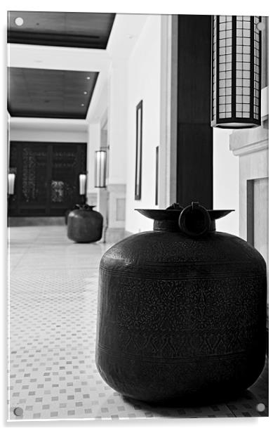 Cauldron lined corridor Acrylic by Arfabita  
