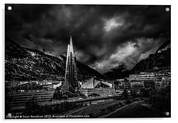 Escaldes-Esgordany / Andorra Acrylic by Sean Needham