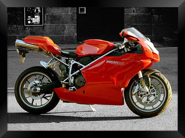 Ducati 999 Testasretta Framed Print by Jon Short