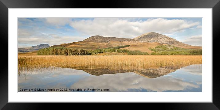 Loch Cill Chriosd. Framed Mounted Print by Martin Appleby