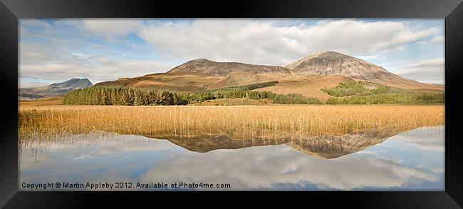Loch Cill Chriosd. Framed Print by Martin Appleby