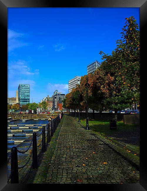 Autumnal Liverpool Framed Print by Roger Green