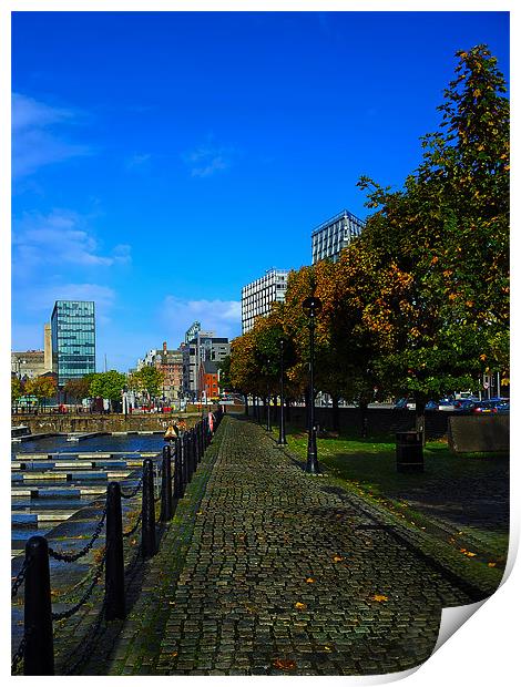 Autumnal Liverpool Print by Roger Green