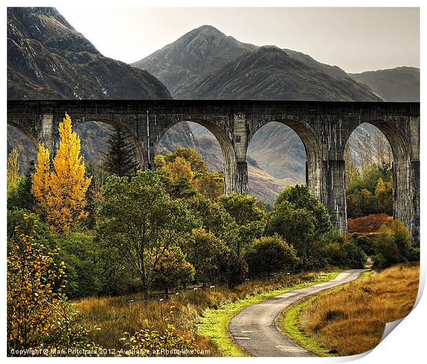 Glenfinnan Viaduct Print by Mark Pritchard