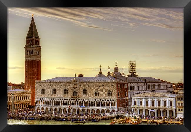 Palazzo Ducale di Venezia Framed Print by Tom Gomez