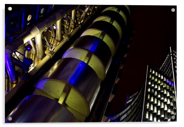 Lloyd's Building London Acrylic by David Pyatt