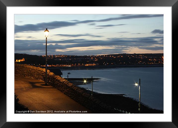 Swansea Bay from Mumbles Framed Mounted Print by Dan Davidson