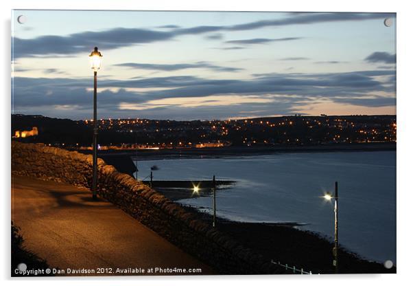 Swansea Bay from Mumbles Acrylic by Dan Davidson