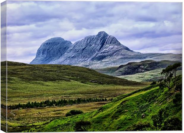 Suilven From Knockan Crag Canvas Print by Jacqi Elmslie