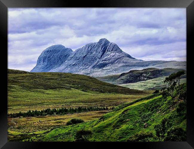 Suilven From Knockan Crag Framed Print by Jacqi Elmslie