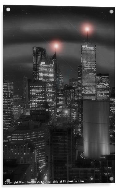 Toronto Sleeps 2 Acrylic by kurt bolton