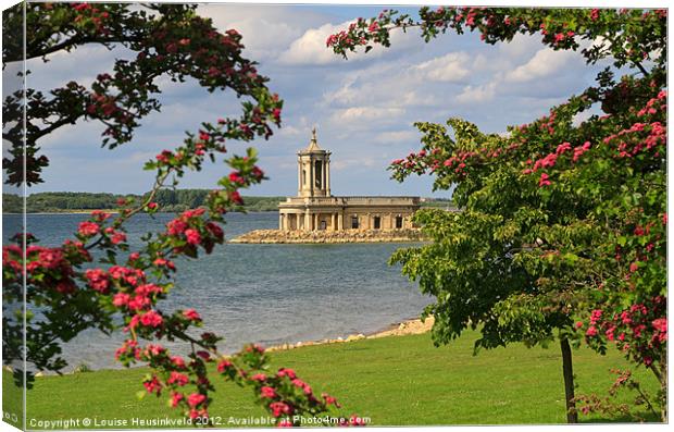 Normanton Church in Spring Canvas Print by Louise Heusinkveld