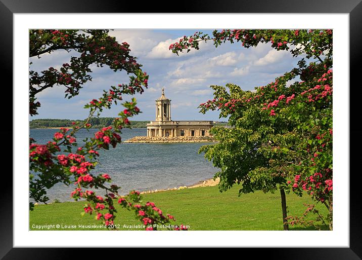 Normanton Church in Spring Framed Mounted Print by Louise Heusinkveld