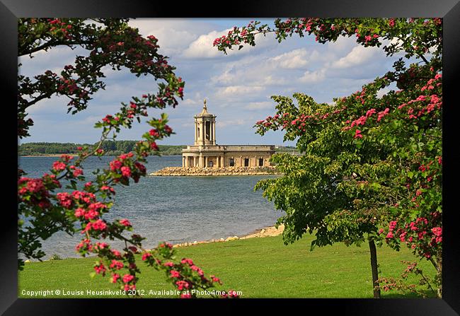 Normanton Church in Spring Framed Print by Louise Heusinkveld