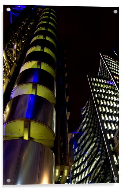 Lloyd's Building London Acrylic by David Pyatt