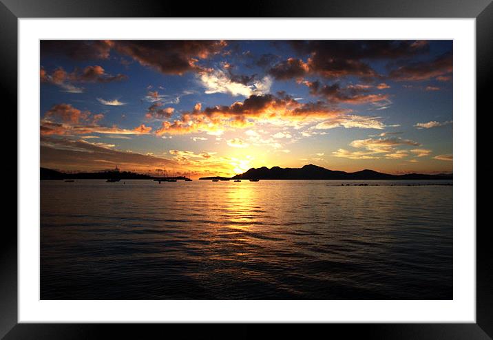 Glorious Sunrise Framed Mounted Print by Louise Godwin