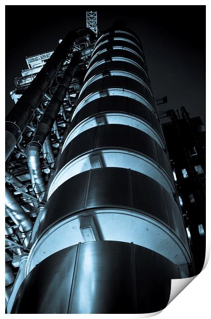 Lloyds Building London Print by David Pyatt