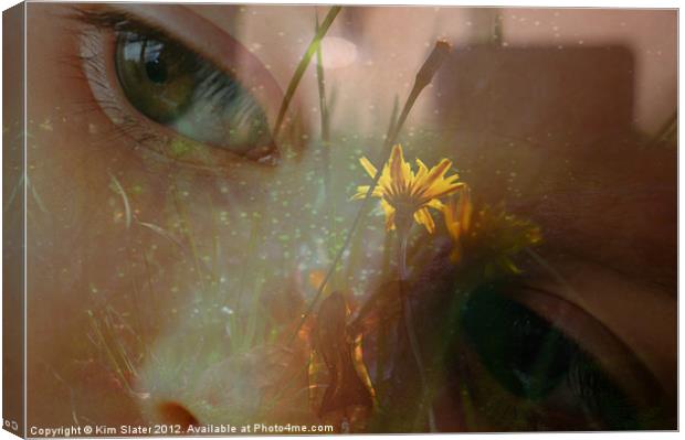 I believe in fairies Canvas Print by Kim Slater