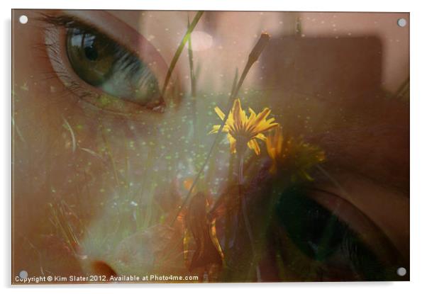 I believe in fairies Acrylic by Kim Slater