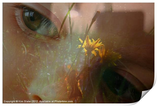 I believe in fairies Print by Kim Slater