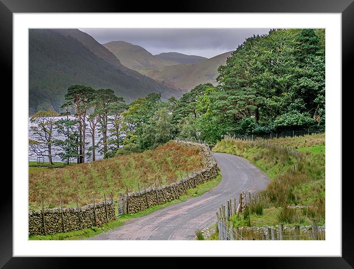 Buttermere View Framed Mounted Print by Richard Thomas