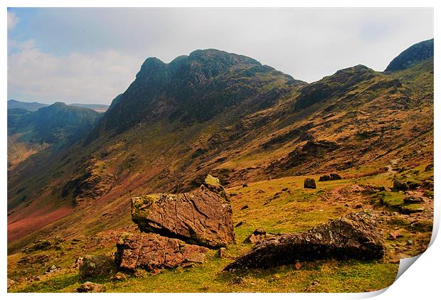 Langdale Pikes Print by eric carpenter