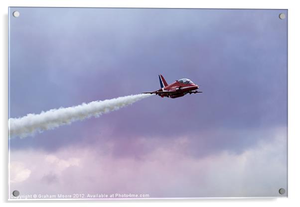 Aerobatic jet plane Acrylic by Graham Moore