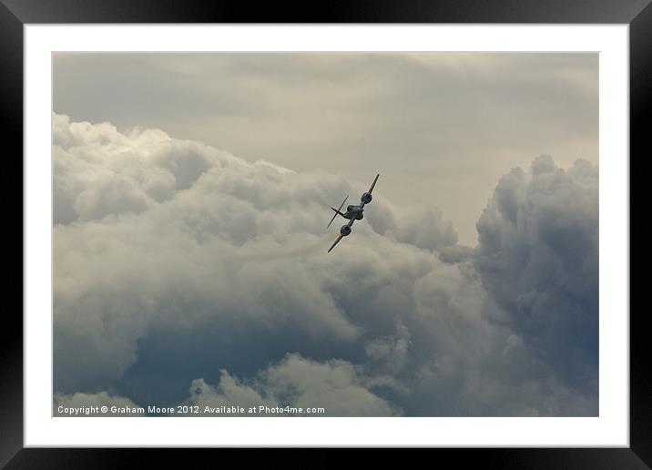 Gloster Meteor Framed Mounted Print by Graham Moore