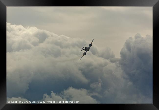 Gloster Meteor Framed Print by Graham Moore