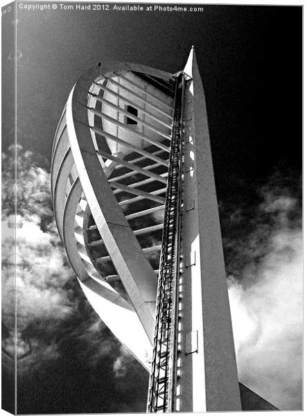 Spinnaker Tower Canvas Print by Tom Hard