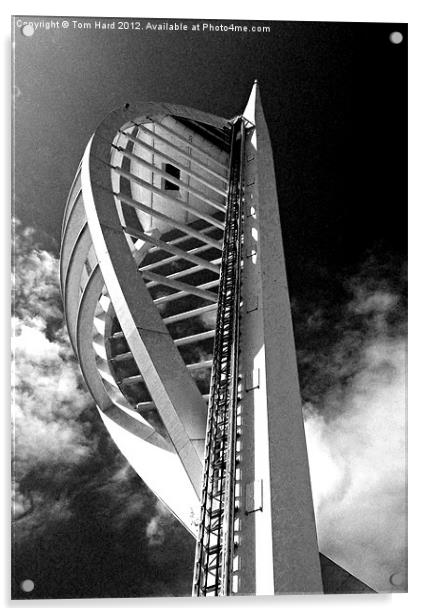Spinnaker Tower Acrylic by Tom Hard