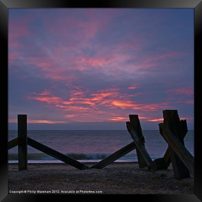 Great Yarmouth Sunrise Framed Print by Phil Wareham