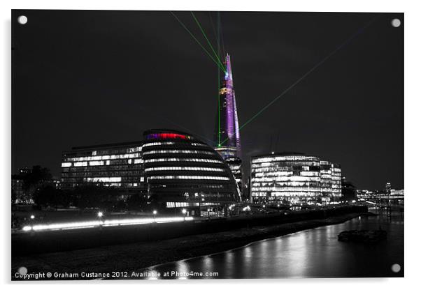 The Shard Lasers Acrylic by Graham Custance