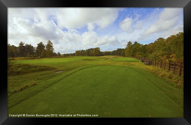 Woodhall Spa Golf Club Framed Print by Darren Burroughs