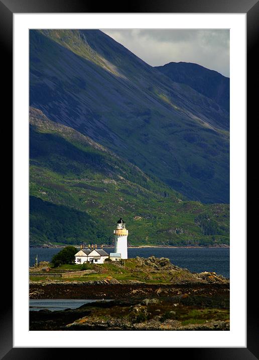 Scottish lighthouse Framed Mounted Print by Thomas Schaeffer