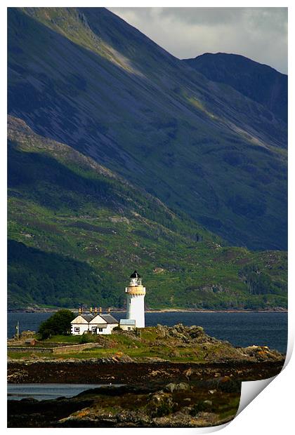 Scottish lighthouse Print by Thomas Schaeffer