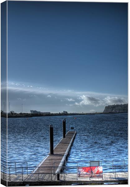 Out into the Bay Canvas Print by Steve Purnell