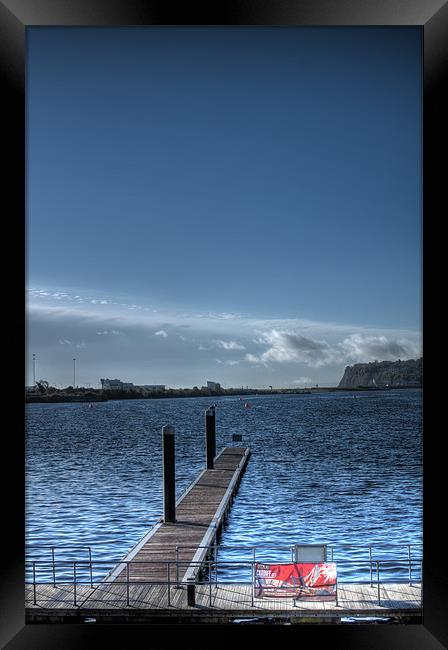 Out into the Bay Framed Print by Steve Purnell