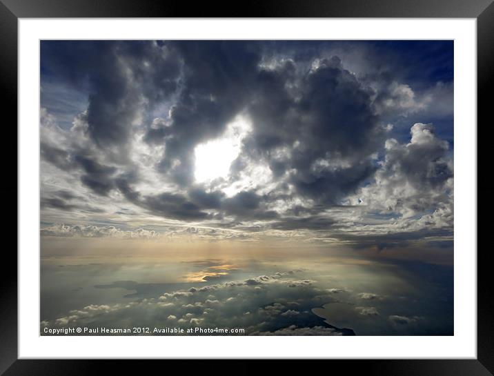 Heavenly Light Framed Mounted Print by P H